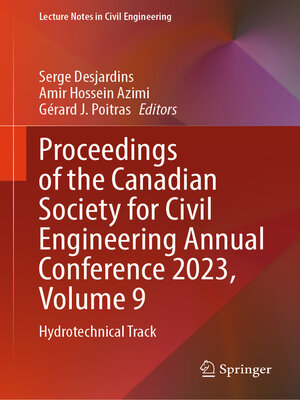 cover image of Proceedings of the Canadian Society for Civil Engineering Annual Conference 2023, Volume 9